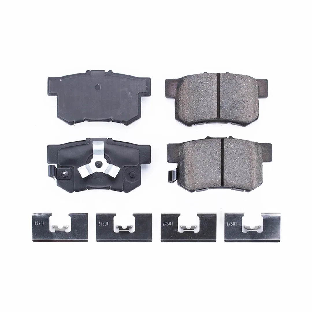 17-1086 – POWERSTOP Brake Pad, FMSI Number D1086 Ceramic Brake Pads Set Of 4 With Stainless Steel Hardware